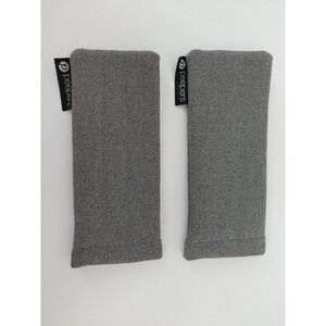 (2) Peepers Tweed Squeeze Spring Shut No Scratch Reading Glasses Soft Case Pouch